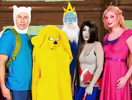 Watch Adventure Time with Finn and Jake XXX Trash Freak Parody video