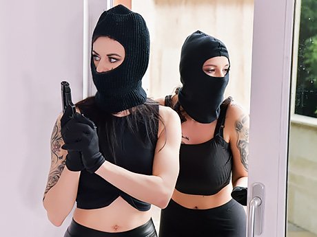Watch Anal Orgy At The Crime Scene. Cheeky Thieves Get Paid video