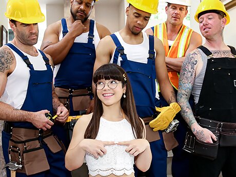 Watch Annoying Teen Hooks Up With Workers And Wants Sex With Everyone At Once video