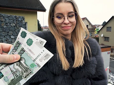 Watch Bespectacled Girl Luckyee Needs Money And Willing To Work For It video