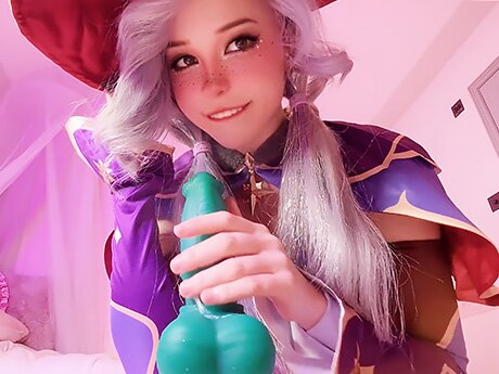 Watch Charming Witch Fucks Her Small Tight Pussy By Dragon Dick video