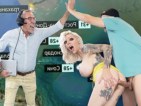 Watch Karma - Busty TV Presenter Gets AssFucked By Mick Live video