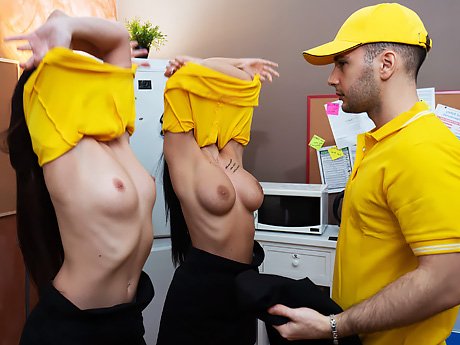 Watch Katy - Fast-Food Employees In The Break Room video