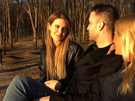 Watch Married Couple Meets Cute Slavic Girl for Anal video