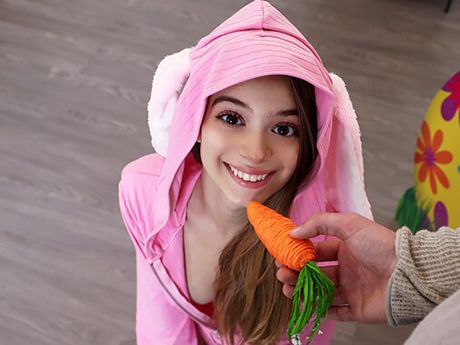 Watch My Stepsister Is As Sweet As A Spring Bunny And I'm Exploring Her Tight Hole video