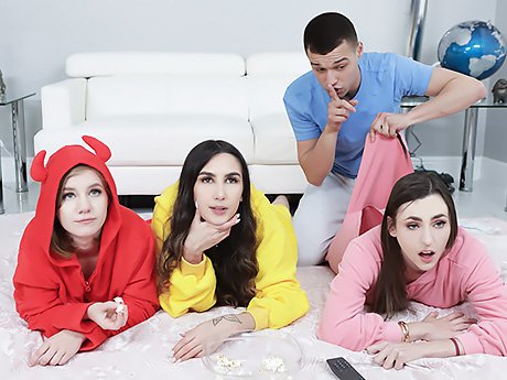 Watch Natalia - I Wanted A Pajama Party, But It Was A Group Orgy video