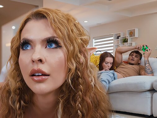 Watch Nerd Gamer Girl Gets Her Elven Pussy Fucked By Her Sister's Boyfriend video