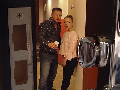 Watch Russian Girl Alexa And Her Boyfriend Met Their New Neighbor video