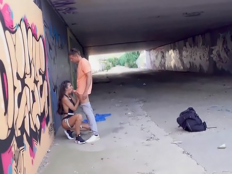 Watch Slutty Romanian Bitch Anya Gets Assfucked Under The Bridge video