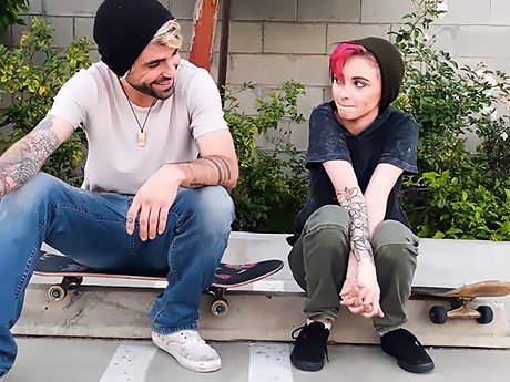 Watch Small Tits Punk Lola Gets Fucked By Grown Skater video