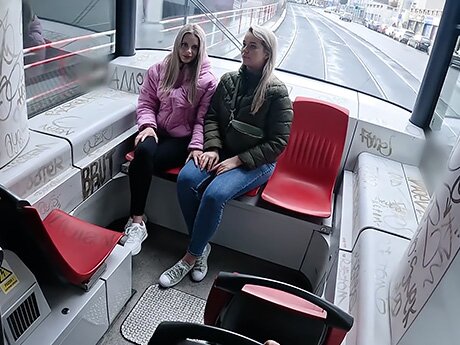 Watch Two European Girls Met On A Tram And Are Ready To Film Amateur Porn video
