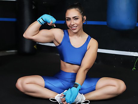 Watch Young Boy Didn't Expect Such Sparring With Booty Boxer Lilly video