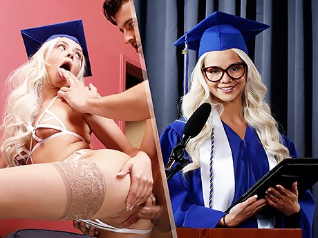 Watch Young Smart Girl Graduated From College And Ready For Her First Job video